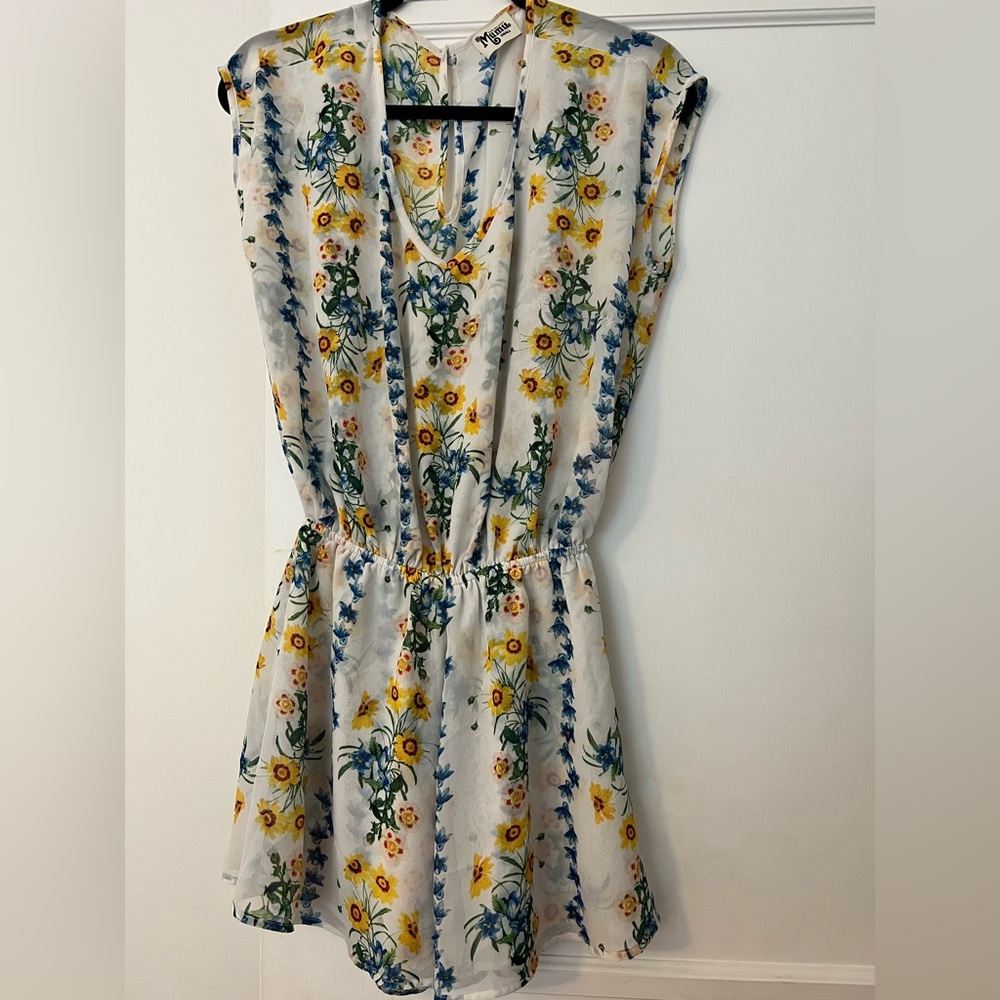 MUMU romper sunflowers